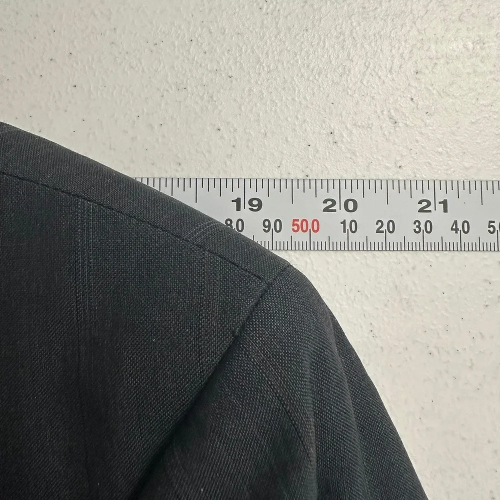 Burberrys Mens Vintage Old Money Pinstripe Wool Blazer Jacket Sz 42R Made in USA